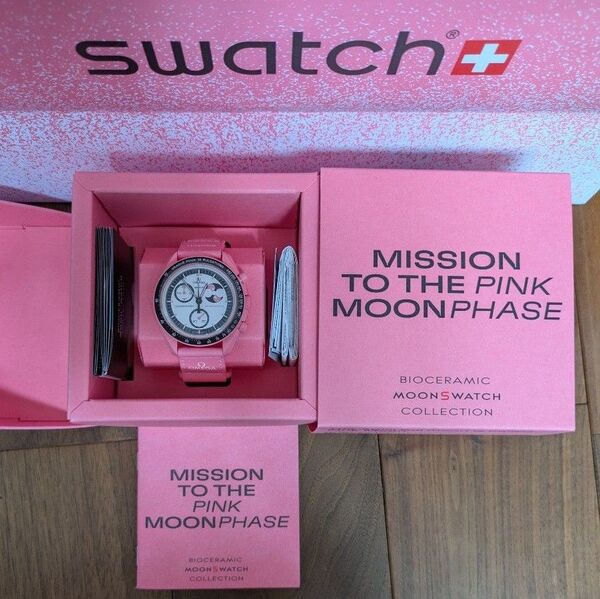 OMEGA×Swatch MoonSwatch Mission to THE PINK MOONPHASE ピンク スウォッチ
