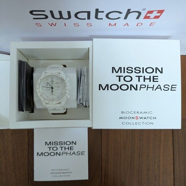 Snoopy x OMEGA x Swatch MoonSwatch White付属品完備 6月購入 スヌーピースウォッチ