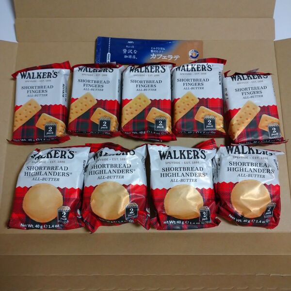 B 【コーヒー1本おまけ付き】 WALKERS walkers ウォーカー ショートブレッド フィンガー ハイランダー