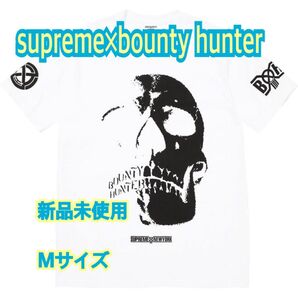 supreme bounty hunter バウンティー ハンター M 新品 スカル Skull Tシャツ ホワイト