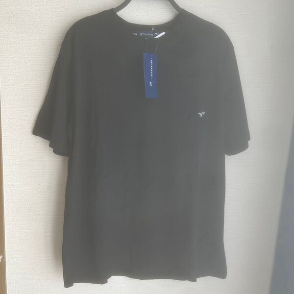 新品メンズ、LLサイズ【ツアーステージ】半袖Tシャツ胸ポケット付き黒