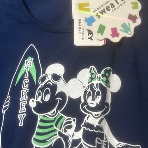 新品150センチ【ミッキーマウス】サーフTシャツ