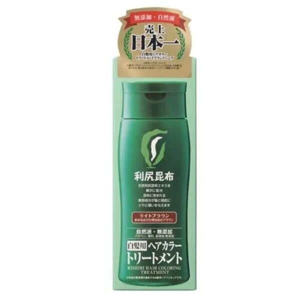 Sastty 白髪用 利尻ヘアカラートリートメント 200g ライトブラウン