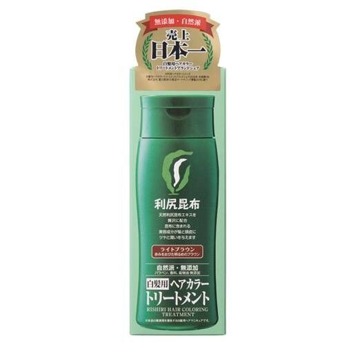 利尻 ヘアカラートリートメント ライトブラウン 容量: 200g