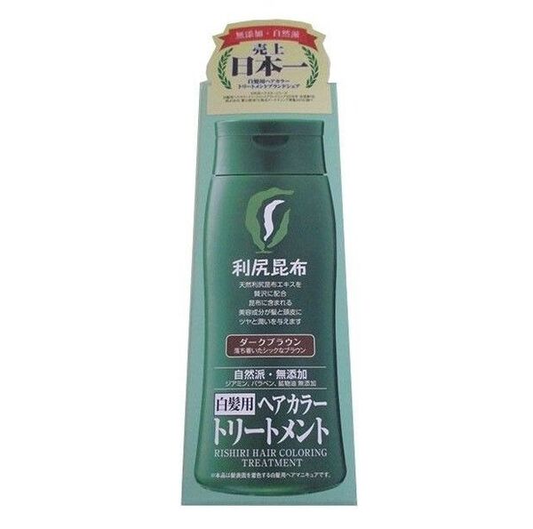 Sastty 白髪用 利尻ヘアカラートリートメント 200g ダークブラウン