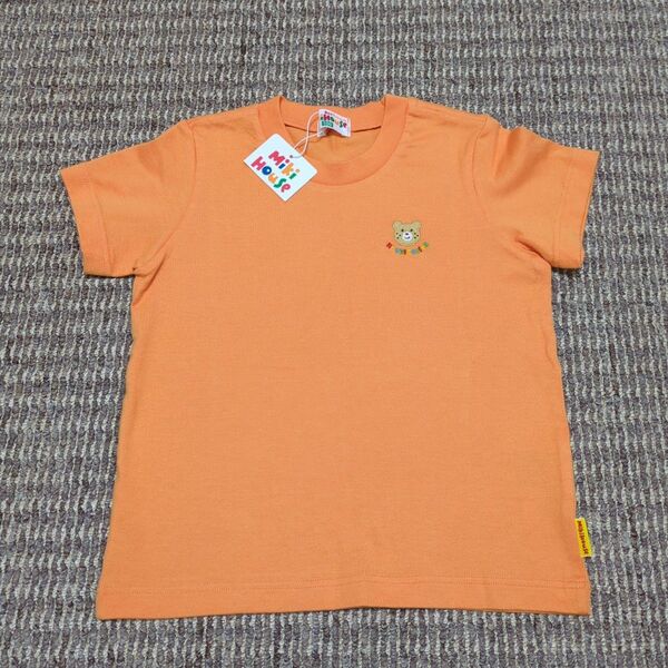 新品未使用レトロミキハウスホットビスケッツ オレンジ Tシャツ 100cm
