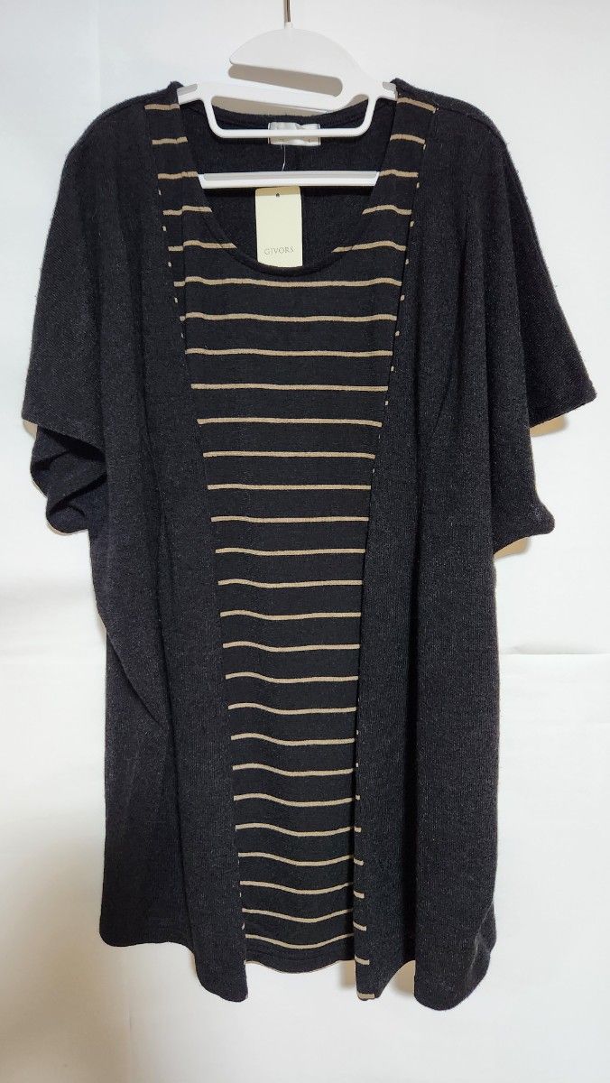 GIVORSボーダー柄トップス 新品未使用 タグ付き
