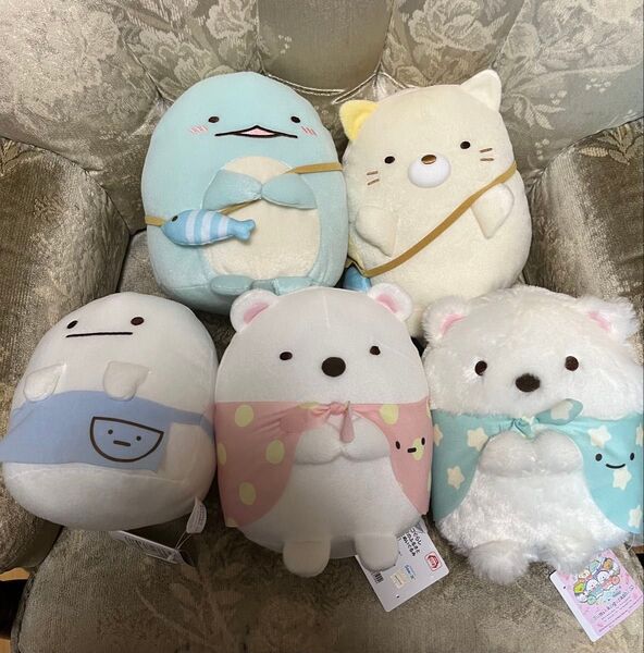 すみっコぐらしぬいぐるみ 全5種セット しろくまのふるさと ころっとぬいぐる
