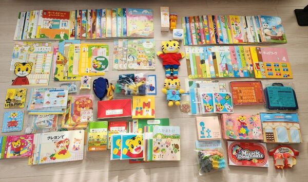 こどもちゃれんじ ぽけっと&ほっぷの(ほぼ)フルセット☆計2年度分 知育 ひらがな パズル 玩具☆ベネッセ☆Benesse