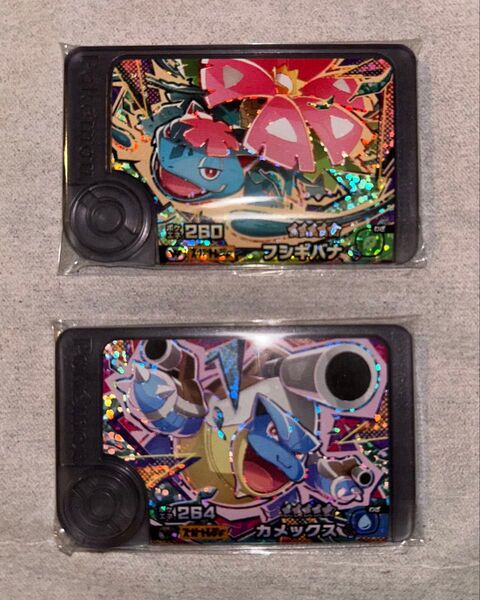 【未使用】ポケモンフレンダ スーパートレジャー 5弾 フシギバナ カメックスワンダーピック 排出後即スリーブ入り 2枚セット