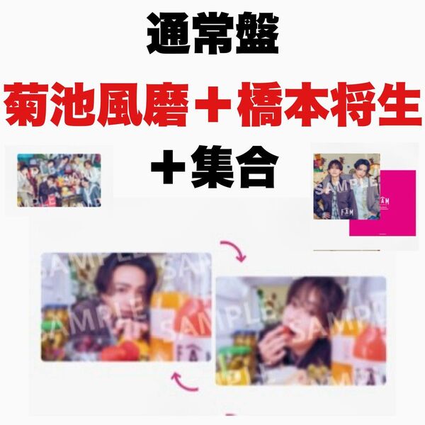 timelesz FAM アルバム 通常盤 トレカ・アナザージャケット 菊池風磨+橋本将生