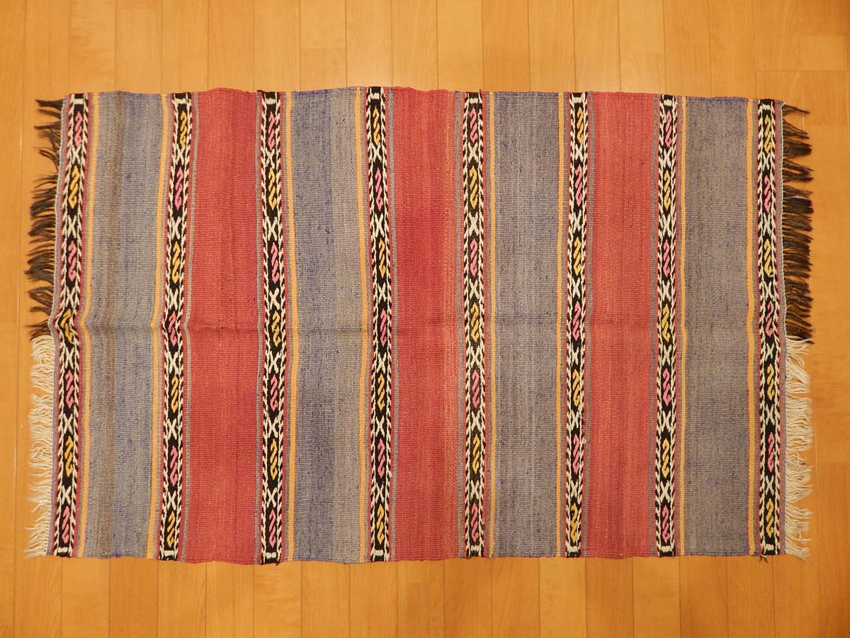 オールドキリム 169X115cm トルコ/エシュメ地方 手織り 草木染 人生の ...