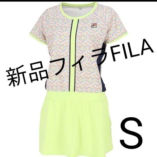 完売 S フィラ FILA レディース テニスウェア ワンピース 半袖 税込14080円
