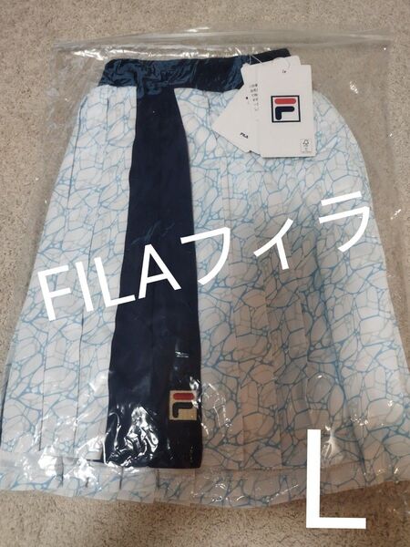 新品 L 完売 フィラ FILA テニスウェア レディース スコート ホワイト
