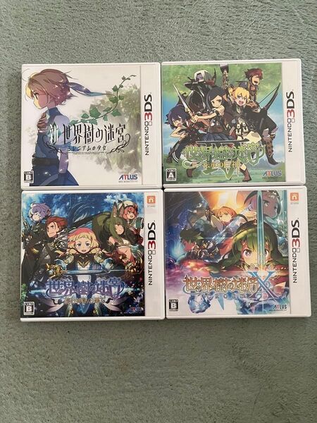 3DS 世界樹の迷宮 4本セット