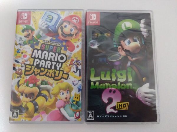 NintendoSwitch『スーパーマリオパーティ ジャンボリー』&『ルイージマンション2HD』