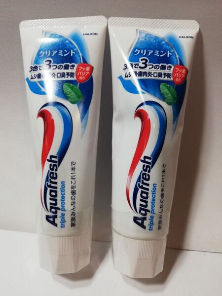 アクアフレッシュ クリアミント 140g 2本