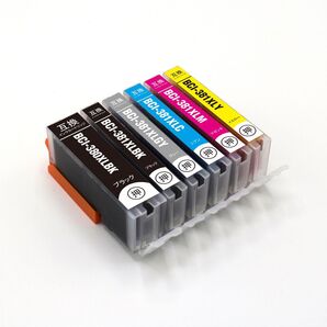 キャノン 互換 インク BCI-381XL+380XL/6MP 大容量 6色