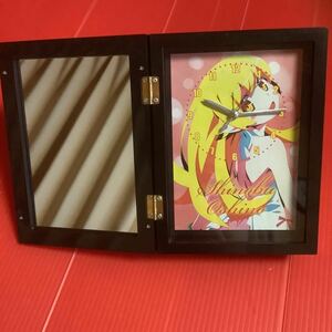  Bakemonogatari ... put clock folding in half mirror attaching *size: approximately H18.5×W13.5*(... hour. thickness )6.(... hour. thickness )5. goods rare goods prize 