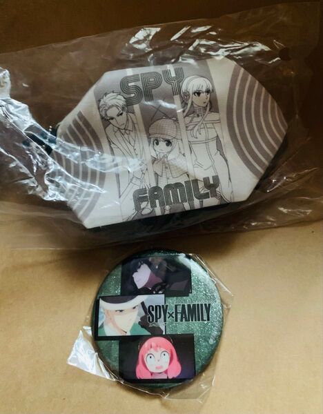 SPY×FAMILY 缶バッジとポーチ