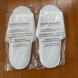 使い捨てスリッパ 2足セット ホテルアメニティ