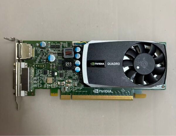NVIDIA QUADRO 600/ロープロファイル/動作確認済/美品 グラフィックボード ビデオカード DDR3