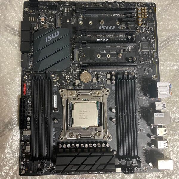 MSI X299-S01 LGA2066 マザーボード & Intel Core i9-7920X CPU(ジャンク)