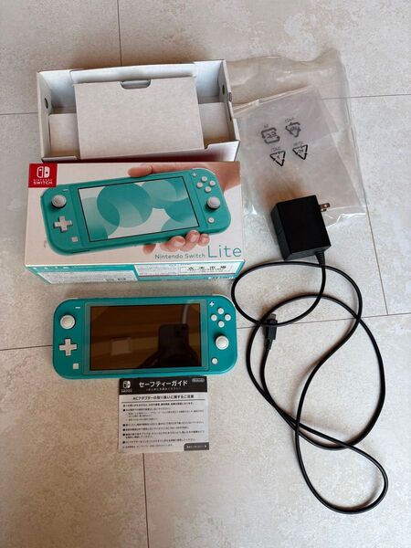 Nintendo Switch Lite ターコイズ スイッチライト 任天堂 初期化 ニンテンドースイッチライト