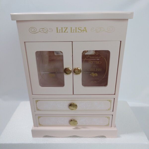 リズリサ ノベルティ チェスト風 リング ジュエリー ケース アクセサリーボックス LIZLISA 中古