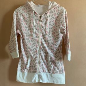 ジップアップパーカー ピンク レディース トップス 夏