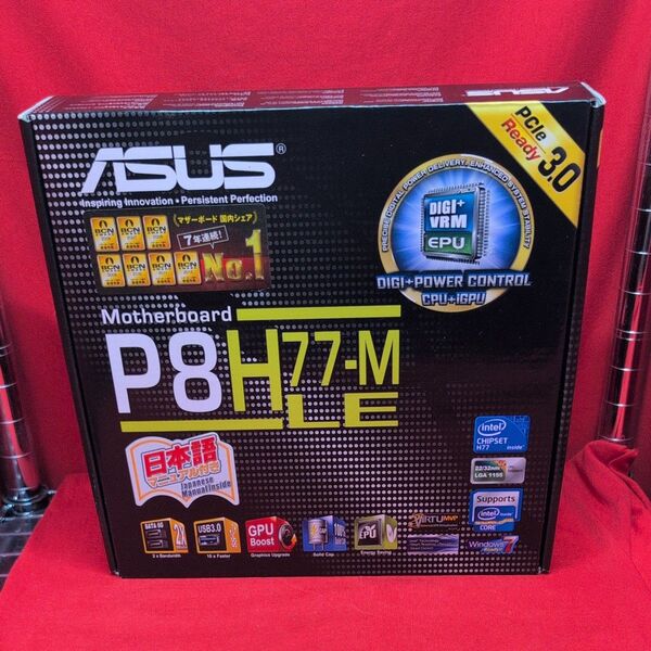 【未使用品】ASUS P8H77-M LE LGA1155 MicroATXマザーボード