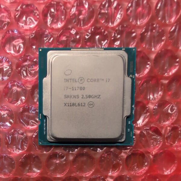 【正常動作品】Intel Core i7-11700 CPU 8C16T FCLGA1200 Rocket Lake SRKNS