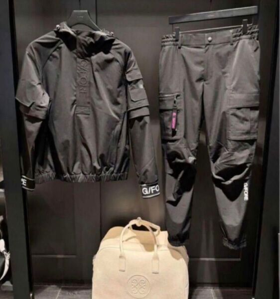 ジーフォア ゴルフ ウェア メンズ セットアップ ジャケット パンツ 2点セット