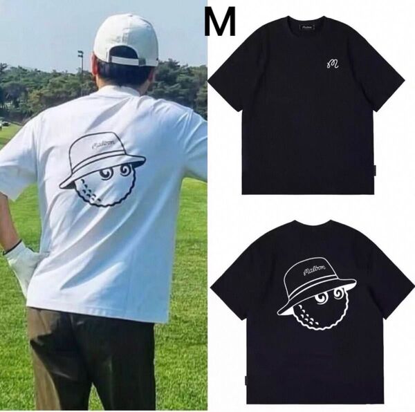 マルボンゴルフ モックネック Tシャツ 半袖 メンズウェア シャツ