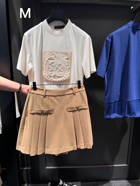 ジーフォア ゴルフレディース トップス 半袖カットソー Tシャツ ホワイト M