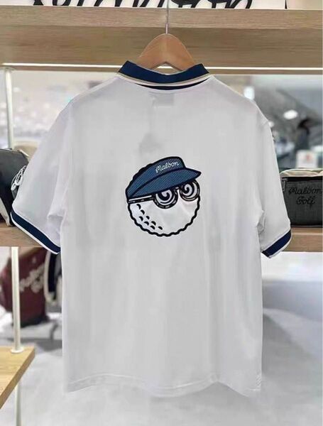 即発送 マルボンゴルフ MALBON GOLF シャツ ポロシャツ XXL