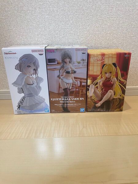 金色の闇 チャイナ 宇崎月 メイド 学園アイドルマスター 葛城リーリヤ フィギュア 3体セット