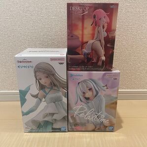 学園アイドルマスター 篠澤 広 とらぶる モモ desktop cute 天音かなた ホロライブ フィギュア 3個セット