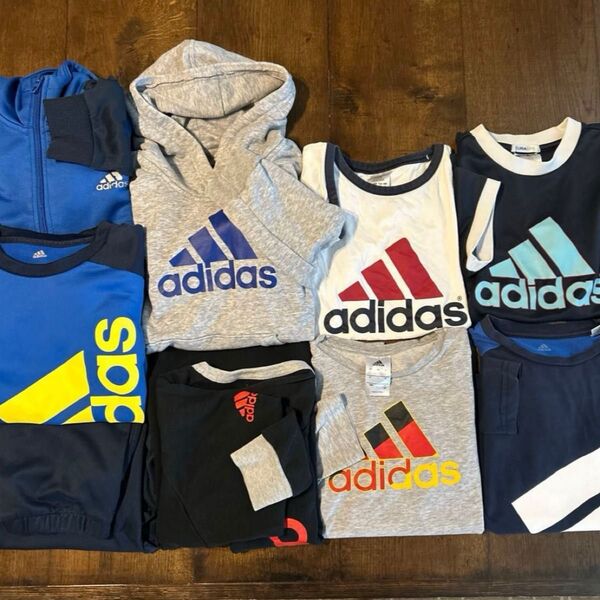 adidas まとめ売り 10点セット スポーツウェア トレーニングウェア