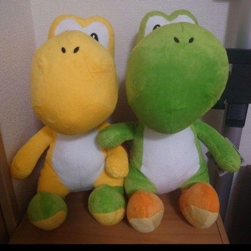 【タグ付き】特大 ぬいぐるみ おすわり ヨッシー マリオ Nintendo