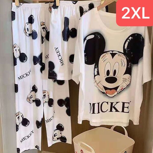 レディース パジャマ トップス+パンツ+半パンツ 3点セット 夏SLPA010