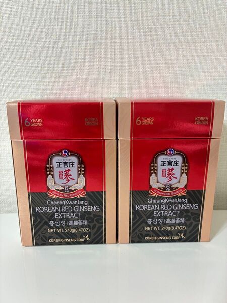 正官庄高麗人参紅蔘濃縮液エキス240g 2個セット
