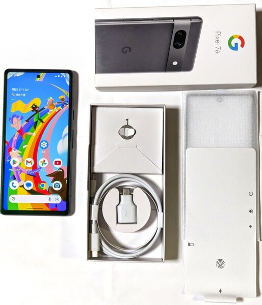 バッテリー新品 Google Pixel7a 【Android16】(チャーコール)