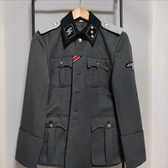 ww2 m36 少尉 武装親衛隊 制服 ジャケット ドイツ軍 軍服 レプリカ