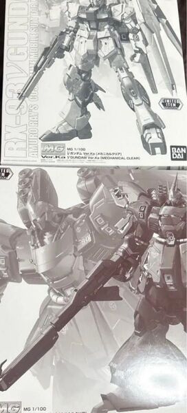 MG 1/100 サザビー 、νガンダム Ver.Ka メカニカルクリア セット