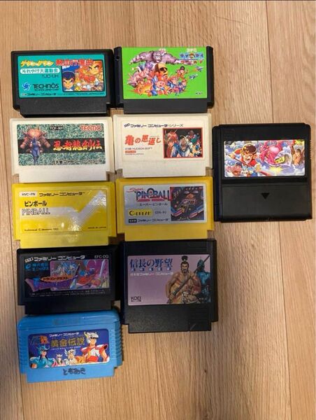 ファミコンソフト レア品含む10本セット ソフトのみ カセット 任天堂 FC ファミリーコンピュータ ソフト Nintendo