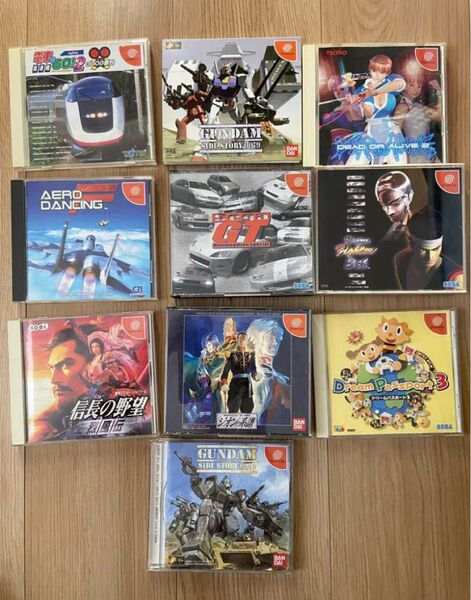 ドリームキャストゲームソフト10本セット (電車でGO2等)まとめ売り