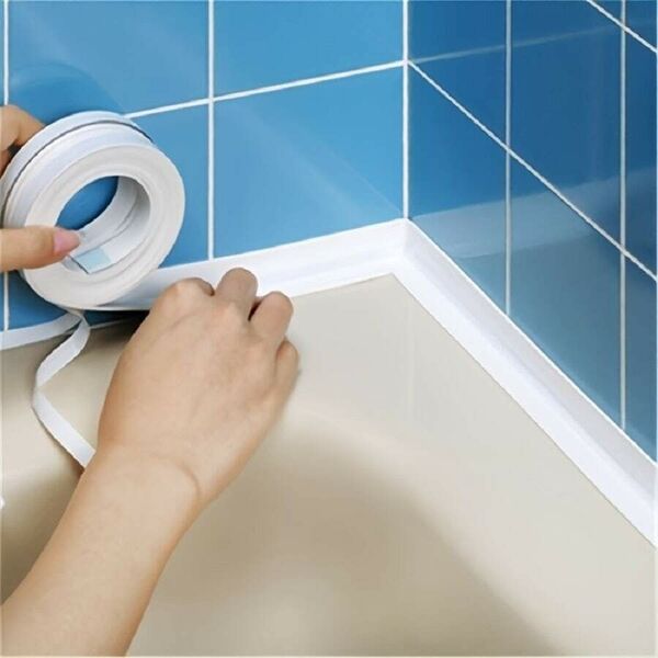 自己粘着式 バス トイレット コーキング シーリング テープ 5.0M223491