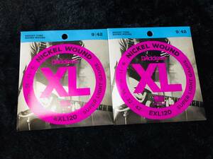  new goods outlet prompt decision goods!!*D'Addario electric guitar string EXL120 arrival!!*2 piece set!!