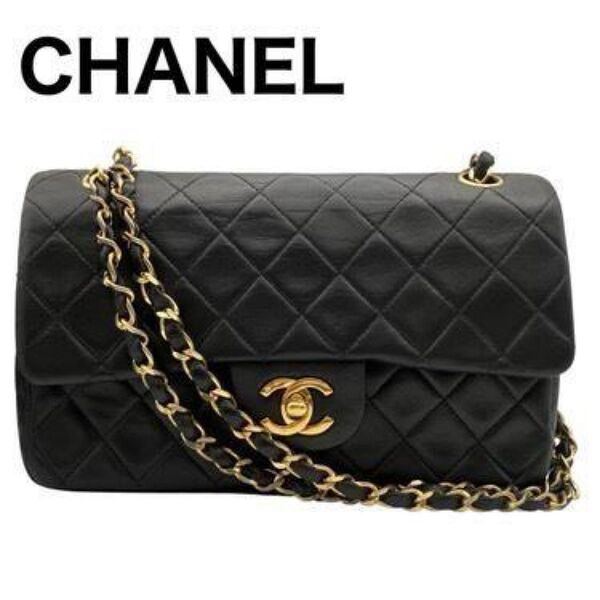 美品 CHANEL シャネル マトラッセ23 ダブルフラップ チェーンショルダー シール付き